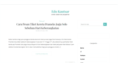 Desktop Screenshot of edokautsar.com